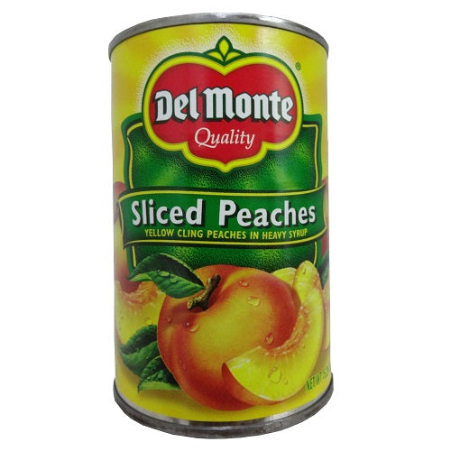 del monte sliced peaches 15.25oz -- 12 per case