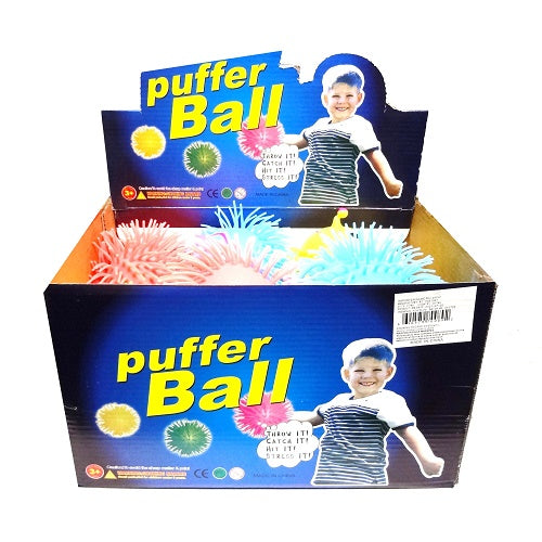 toy puffer ball w- light asst clr -- 12 per box