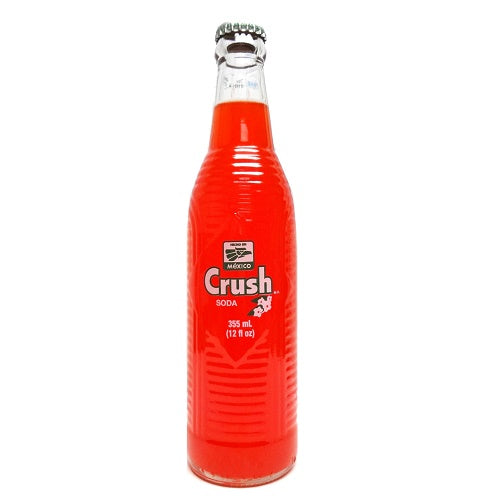 crush soda 12oz orange glass -- 12 per case