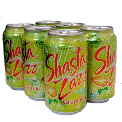 shasta soda 12oz can zazz grapefruit -- 24 per case