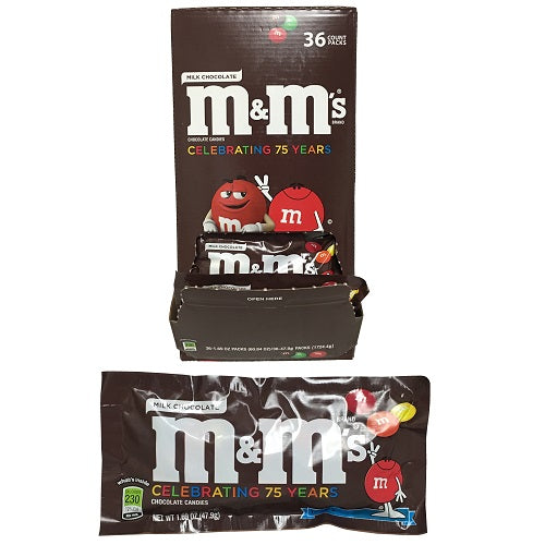 m m milk choco candy plain 1.69oz -- 48 per box