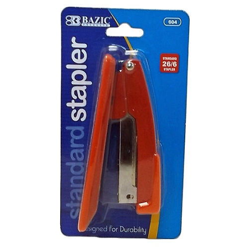 stapler standard 4in 50 staples asst clr -- 24 per box