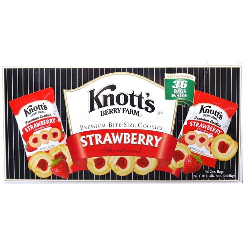 knotts strawberry cookies 2oz -- 36 per case