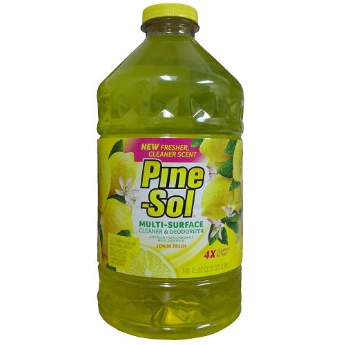 pine- sol cleaner 100oz lemon multi- surfa -- 6 per case