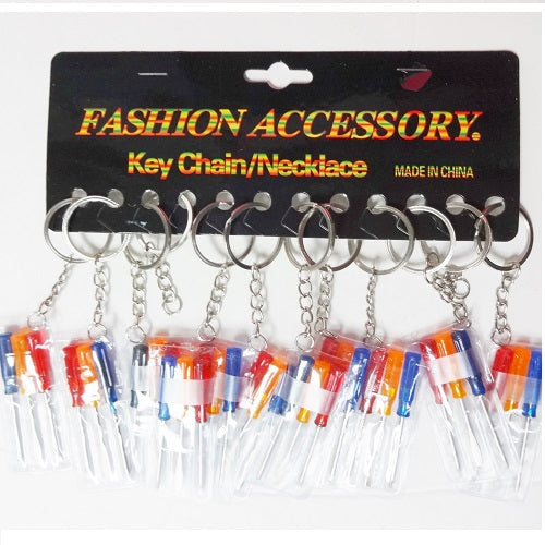 key chain mini screwdriver 3pc -- 12 per box