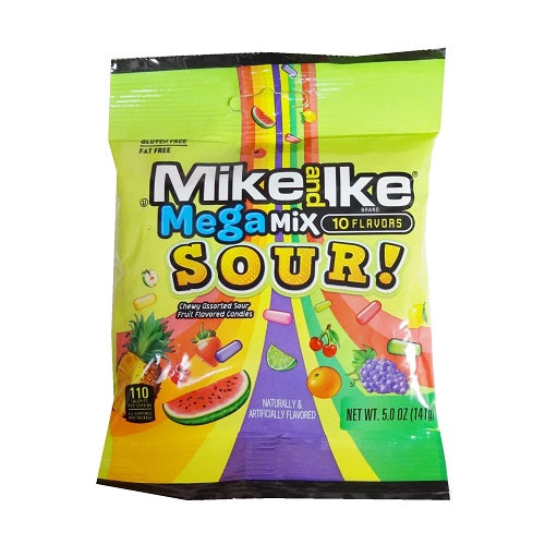 mike ike mega mix 5oz sour bag -- 12 per case