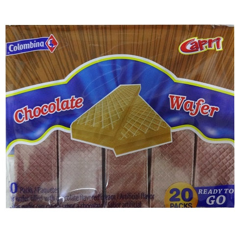 colombina wafers choc 20ct 8.46oz -- 24 per case