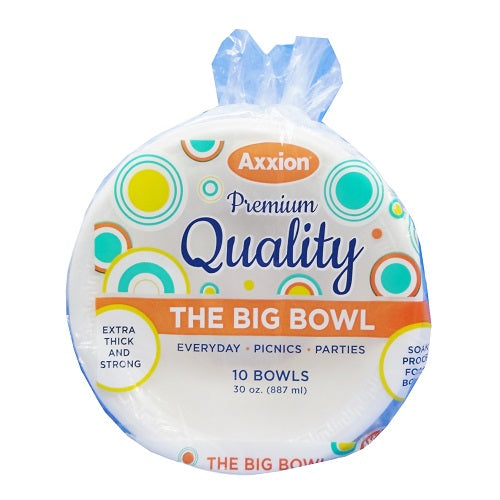 axxion premium big bowls 10ct 30oz -- 50 per case