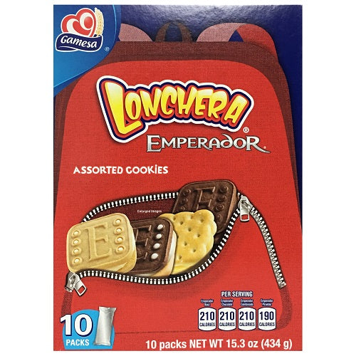 gamesa lonchera emperador 15.3oz 10pks -- 8 per case