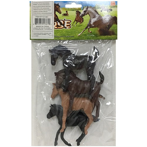 toy horses 3pc set asst -- 24 per box