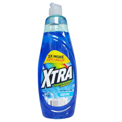 xtra dish liq 24oz crystal clean -- 8 per case