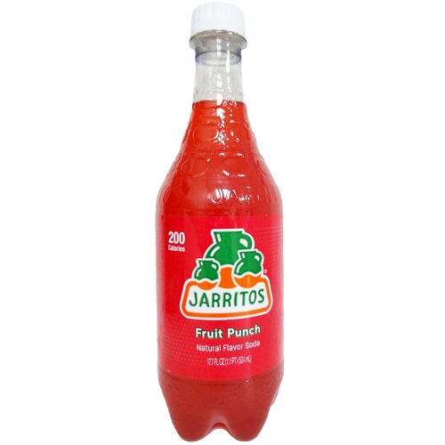 jarritos soda 17.7oz fruit punch -- 24 per case