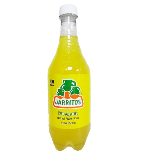 jarritos soda 17.7oz pineapple pet -- 24 per case