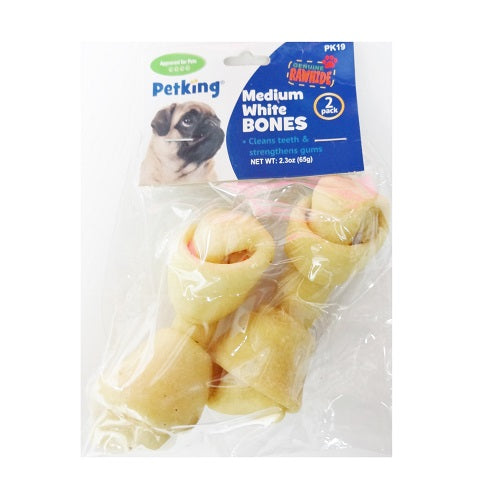 petking white bones 2ct md 2.3oz -- 12 per box