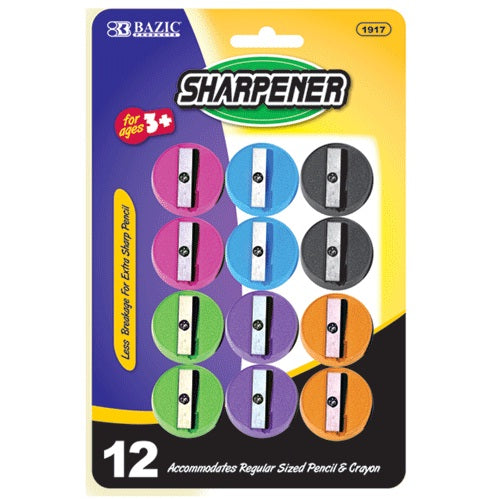 sharperner 12pk asst clrs -- 24 per box