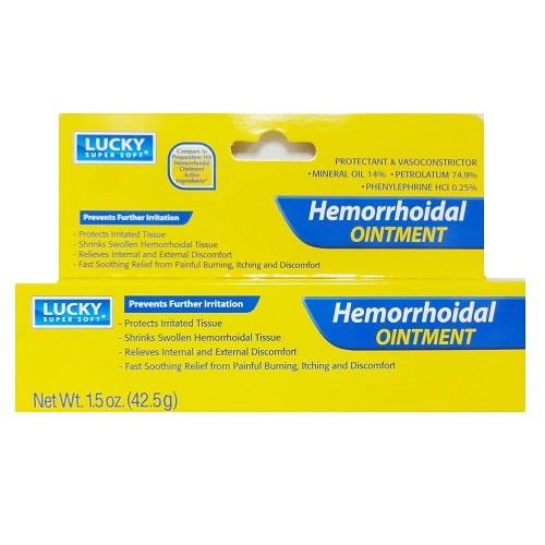 lucky hemorrhoidal ointment 1.5oz -- 24 per case