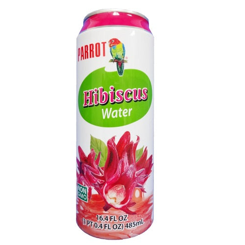 parrot hibiscus water 16.4oz -- 12 per case