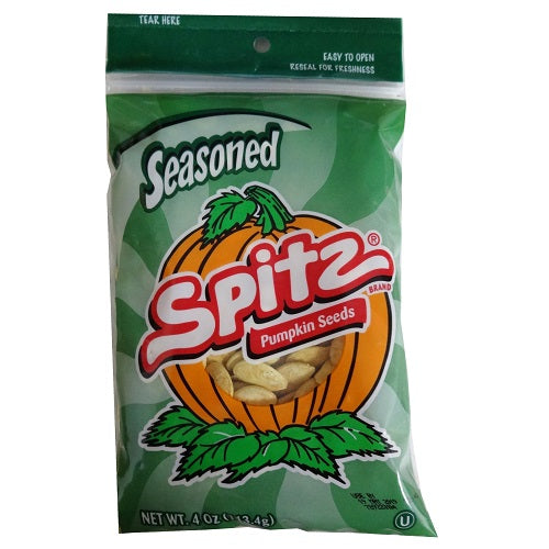 spitz pumpkin seeds 4oz seasoned -- 9 per case