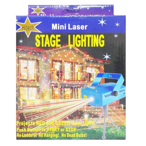 x- mas stage lighting mini laser -- 6 per box