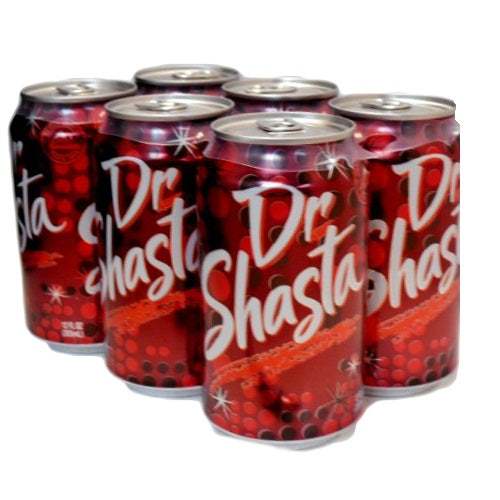 shasta soda 12oz can dr. shasta -- 24 per case