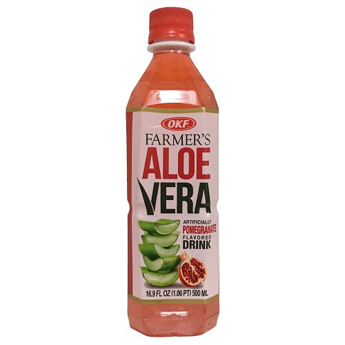 okf aloe vera drink 500ml pomegranate -- 20 per case