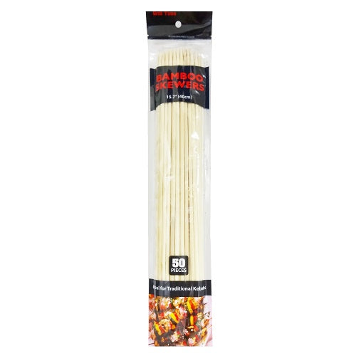 bamboo skewers 15.7in 50ct -- 24 per box