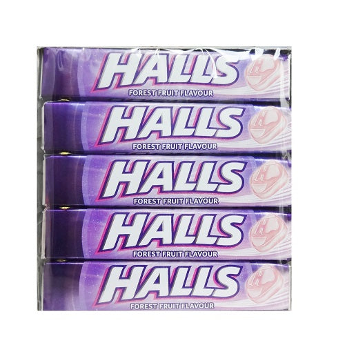 halls cough drops 10ct forest fruit -- 20 per box