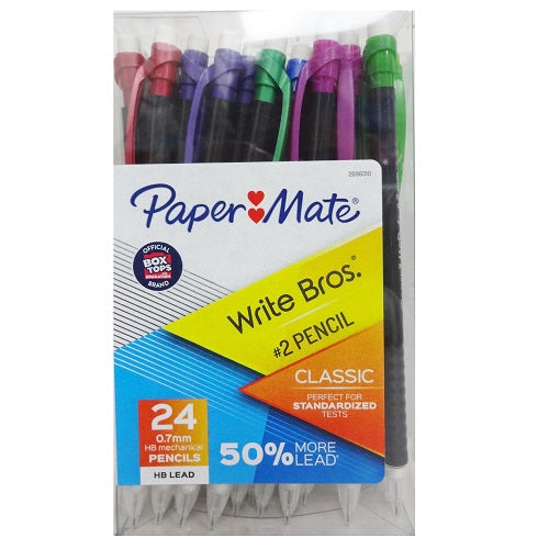 paper mate pencils 24ct 0.7mm -- 5 per case