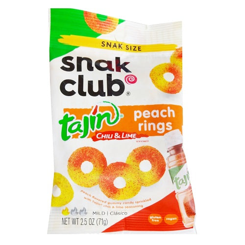 s.c tajin peach rings 2.5oz chili lime -- 12 per case