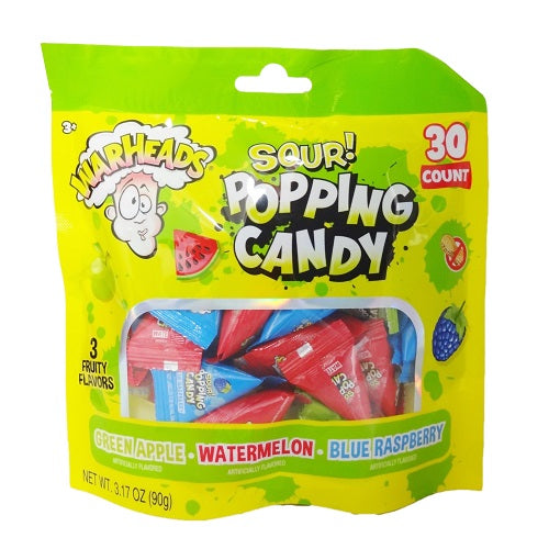 warheads popping candy 30ct bag 3.17oz -- 16 per case