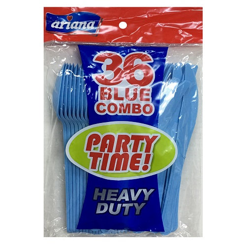 blue star ps blue cutlery combo 36ct -- 24 per case