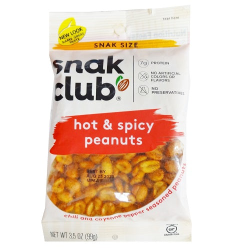 s.c hot spicy peanuts 3.5oz -- 12 per case