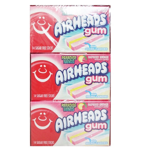 airheads gum 14pc raspbeery lemonade -- 12 per box