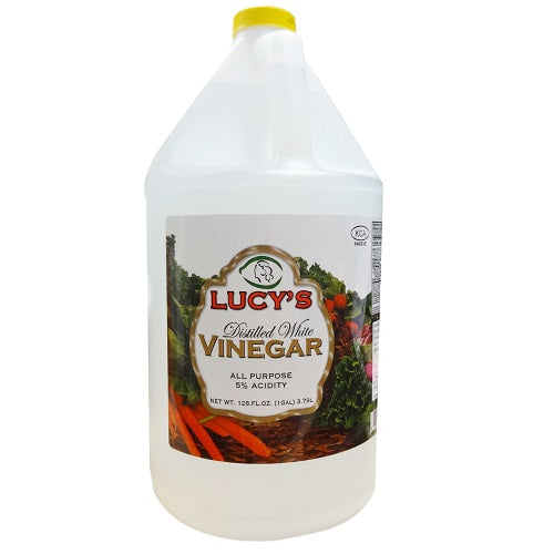 lucys vinegar 5 acidity 1 gl white -- 4 per case