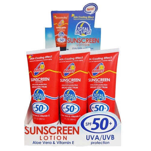 la bodies sunscreen lotion 3oz spf 50 -- 12 per box