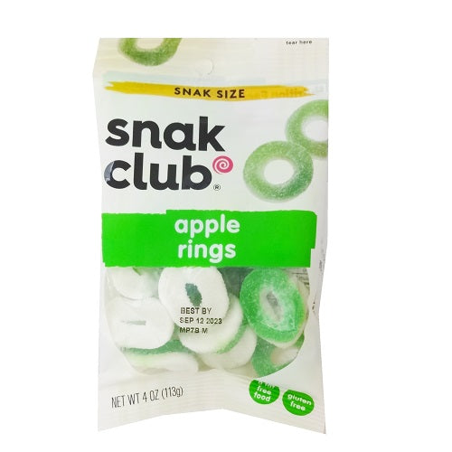 s.c gummy apple rings 4oz -- 12 per case