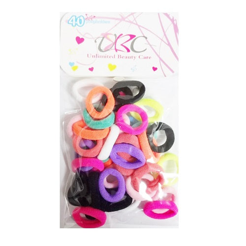 hair elastic ties 40pc mini asst -- 12 per box