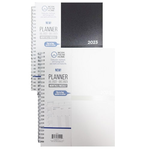 planner monthly- weekly 2023 asst clrs -- 24 per case