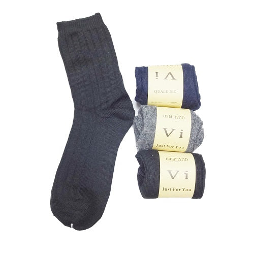 mens dress socks black grey -- 36 per box