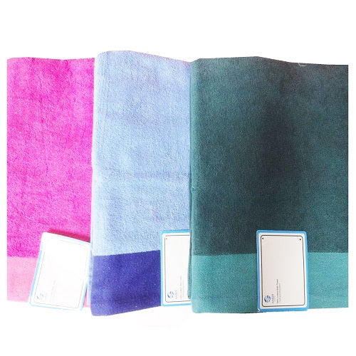 bath towels 30 x 60in asst clrs -- 6 per box