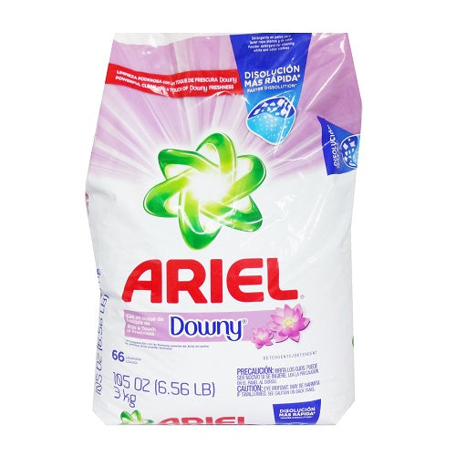 ariel detergent 3k 105oz w- downy -- 6 per case