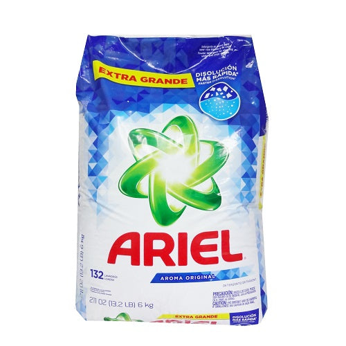 ariel detergent 6 kg aroma original -- 3 per case