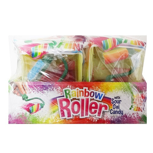 rainbow roller w- sour gel candy 0.78oz -- 20 per box