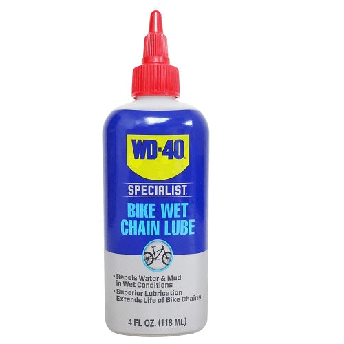 wd-40 lubricant 4oz bike wet chain tube -- 12 per case